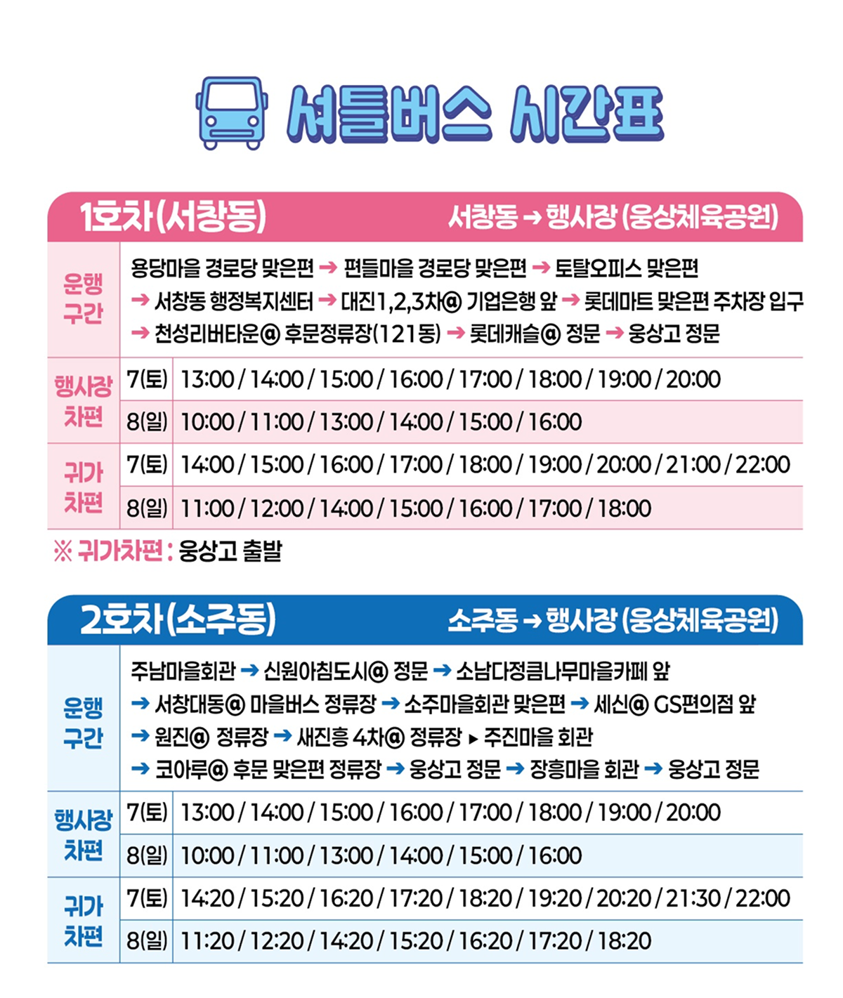 양산웅상회야제 오시는길 안내